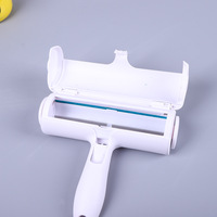 Rouleau réutilisable bidirectionnel pour enlever les poils d'animaux, brosse auto-nettoyante pour poils de chat et de chien, vente en gros d'usine OEM, certifié CE