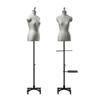 Présentoir de costume d'affaires de Mannequin demi-longueur de femme pour la Table de robe de modèle d'accessoires de fenêtre de magasin de vêtements
