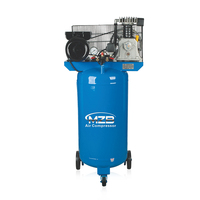 Nouveau compresseur d'air industriel portable 100L 2hp 3HP 5.5HP à piston vertical refroidi par air