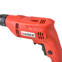 Mini perceuse électrique robuste haute sécurité, perçage max. 10 mm, puissance 380 W, vitesse variable, certifiée CE, prise en charge de la personnalisation OEM/ODM