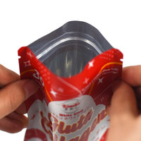 Emballage en plastique imprimé personnalisé, pochette debout, capsules, petits sacs en feuille d'aluminium stratifiés pour pilules mylar ziplock