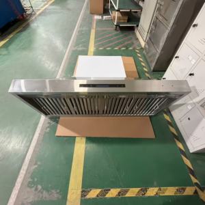 Campana Extractora Eléctrica de 48 Pulgadas y 1800 CFM con Apagado Retardado, Motores Dobles, Control Remoto, 3 Velocidades, Filtro de Deflector, Acero Inoxidable, LED para el Hogar - Product Image 4