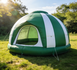 Tenda da <span class=keywords><strong>campeggio</strong></span> gonfiabile ermetica con finestra sul tetto, impermeabile e antivento, tenda 4 stagioni per <span class=keywords><strong>campeggio</strong></span> all'aperto, spiaggia, glamping e famiglia. - Product Image 3