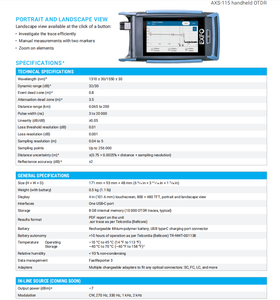 Nouveau modèle <span class=keywords><strong>Exfo</strong></span> 2025 AXS-115 Axs 110 portable 1310/1550 Sm OTDR Mini <span class=keywords><strong>Exfo</strong></span> Otdr Mini Otdr <span class=keywords><strong>Exfo</strong></span> - Product Image 6