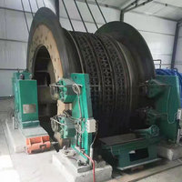 Enrouleur de mine à friction à 4 cordes 20 tonnes Skip Histing Koepe Poulie Design