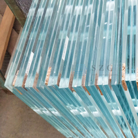 Vente flash : Verre trempé à faible teneur en fer pour garde-corps de balcon, 10 mm 12 mm d'épaisseur, verre trempé pour balustrade sans cadre, prix de la clôture