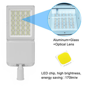 Thông minh LED Road ánh sáng khu vực công cộng chiếu sáng dự án lampadaire với thời tiết cơ thể - Product Image 2