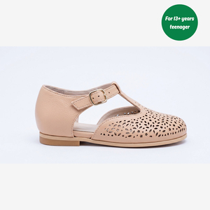 Stivaletto da Uomo in Pelle Stile Ballerina, Scarpa Italiana di Design, Color Cuoio, con Suola Colorata, Elegante Scarpa da Cerimonia in Pelle - Product Image 5
