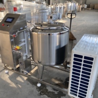 100L 200L Refroidissement Pasteurisation Fermentation Réfrigérateur Réservoir Jus Lait Pasteurisateur Yaourt Fabrication Laiterie Machine