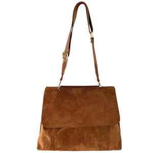 Bolso cruzado de ante marrón mate, gran capacidad, hebilla magnética, bolso de hombro para mujer, uso diario, invierno 2022 - Product Image 4