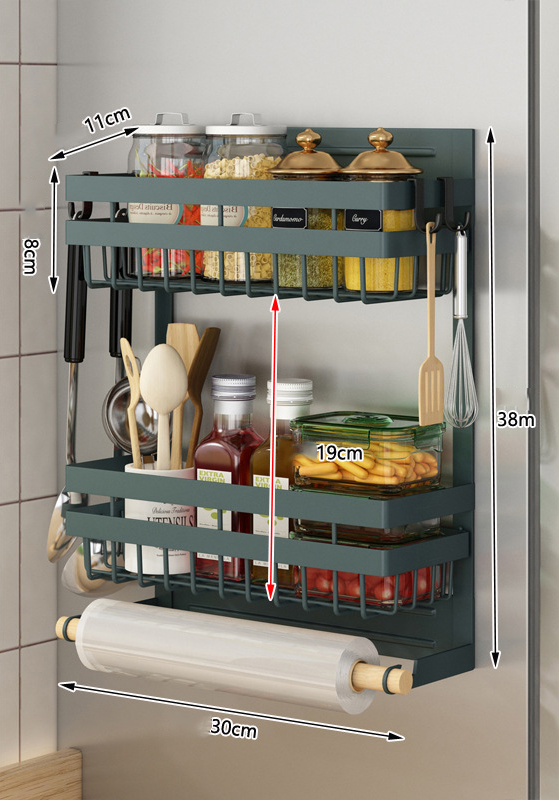 Moyen 3 couche vert foncé