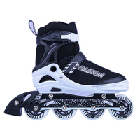 Nouvelle technologie taille réglable sans quantité minimale de commande coût d'expédition moins cher LED 4 roues patins à roues alignées Roller Quad