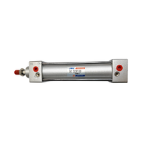 Cylindre pneumatique SC à double action, piston réglable, diamètre de trou 32 40 50 63 80 100 125 160 200 250, acier inoxydable