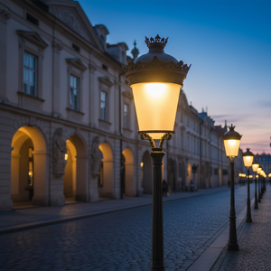 Luminaria Eléctrica para PC, Difusor Farol Clásico de Entrada Lateral, Clasificación IP66, de Aluminio, para Jardín Urbano - Product Image 1