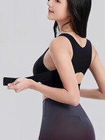 Soutien-gorge sans fil 2026 pour femme, double fermeture avant et arrière, soutien latéral large, confort sans couture, bralette OEM ODM, lingerie grande taille