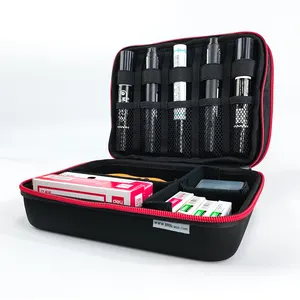 Benutzer definierte Doppels chicht Eva Hard Storage Case Tragbare Reisetasche mit großer Kapazität und Griff