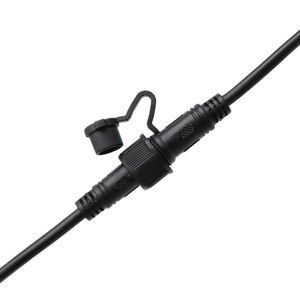 Câble connecteur M12 avec capuchon anti-poussière étanche 2 3 4 5 6 7 8 cœurs pour éclairage LED, alimentation CC, en PVC - Product Image 2