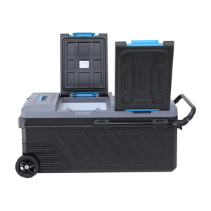 Réfrigérateur portable mini voiture 80L 12v, camping-car, camping, voyage, congélateur portable 24v 12v, mini refroidisseur conventionnel - Product Image 1