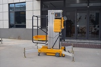 Plate-forme de levage hydraulique électrique télescopique en alliage d'aluminium pour petit ascenseur Mobile Portable pour chaîne à haute altitude nouveau