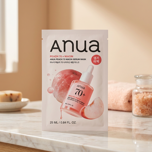 Masque en tissu pour le visage Anua Korean Skin Care Niacinamide Serum, masque éclaircissant pour le soin de la peau - Product Image 3