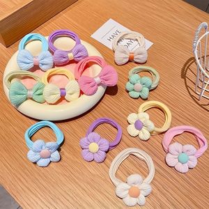 Coletero Elástico con Lazo de Mariposa y Flores para Niñas, No Daña el Cabello, Diadema para Niñas, Banda Elástica para Cola de Caballo - Product Image 4