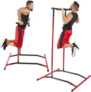 Wellshow Sport Pull-Up Mate Draagbare Parallelttes Pull-Up Station Push-Ups Bars Dip Machine Duurzaam Voor Krachttraining
