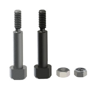 Pasador de bisagra de acero inoxidable 305 66 estándar con hombro, niquelado, para uso general - Product Image 2