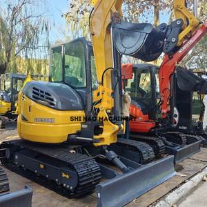 Convient pour l'agriculture et la maison, durable, best-seller, presque neuf, mini-excavatrice sur chenilles d'occasion SK55SRX de 5,5 tonnes - Product Image 5