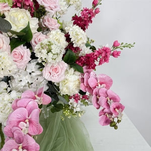 DKB Vente en gros de boules de fleurs artificielles en soie réalistes personnalisées pour les mariages et les événements de la fête des mères, centre de table décoratif - Product Image 4