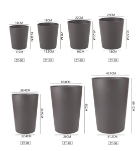 Vente chaude <span class=keywords><strong>Grand</strong></span> Plastique Résine Succulente <span class=keywords><strong>Pot</strong></span> De Fleur Planteur Glacé Intérieur Extérieur Bonsaï <span class=keywords><strong>Pas</strong></span> <span class=keywords><strong>Cher</strong></span> En Gros Jardin Fournitures Décor - Product Image 4