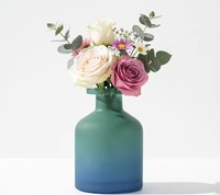 Bouteille diffuseur de parfum 100 ml en verre coloré, forme ventrue, pour la maison, purification de l'air, huiles essentielles, durable et élégante