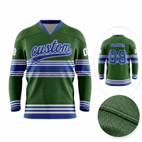 Maillot de hockey sur glace personnalisé par sublimation pour joueurs adultes et jeunes, entraînement, compétition et matchs, commandes en gros pour équipes