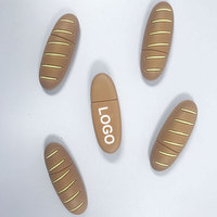 Clé USB personnalisable en PVC en forme de pain, en promotion, 64 Go, clé USB 2.0 personnalisée, 4 Go, 8 Go, 16 Go, 32 Go