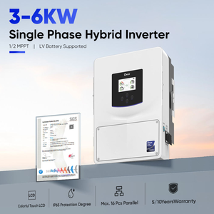 Nuevo Inversor <span class=keywords><strong>Deye</strong></span> de 6kW <span class=keywords><strong>SUN</strong></span>-6K-SG06LP1-EU-CM2, Inversor Solar Híbrido Monofásico de Bajo Voltaje de <span class=keywords><strong>6000W</strong></span> con 2 MPPT IP65 - Product Image 3