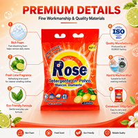 Lessive en poudre parfum citron 500g de qualité supérieure, écologique, blanchissante et détachante, vente en gros