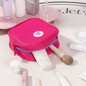 Square Cosmetic <b>Bag</b> Convenient to Carry for Travel with extra Large Capacity for Makeup Storage - Product Image 4