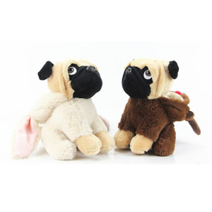ZONOBLE Peluche Creativo a Forma di Animale, <span class=keywords><strong>Cane</strong></span> Hippie, Bambola Pug dallo Zhejiang - Product Image 5