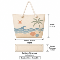 Sac fourre-tout personnalisé en coton robuste et réutilisable avec longue corde de transport, idéal pour la publicité, les courses et le shopping écologique