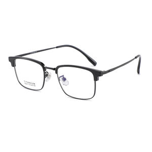 <span class=keywords><strong>Gafas</strong></span> Profesionales de Negocios con Marco Elegante de Estilo Científico para Hombre y Mujer, <span class=keywords><strong>Gafas</strong></span> de Moda con Cara de Diamante de Titanio TR+ - Product Image 1
