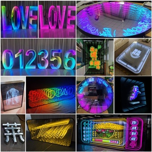 ป้ายไฟโลโก้อะคริลิค LED แบบหลายชั้น ดีไซน์ใหม่ พร้อมกระจกอินฟินิตี้ - Product Image 5