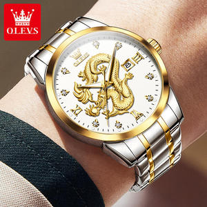 Reloj de Oro para Hombre, Nuevo y en Oferta, Reloj de Pulsera de Cuarzo de Lujo, Deportivo, Casual, Resistente al Agua, Reloj Masculino - Product Image 4