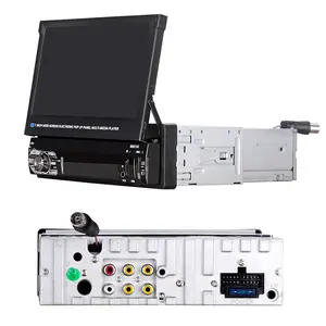 7 inch màn hình cảm ứng 1 DIN có thể thu vào gương liên kết xe MP5 đài phát thanh <span class=keywords><strong>Video</strong></span> <span class=keywords><strong>Player</strong></span> BT Rear <span class=keywords><strong>View</strong></span> Car DVD <span class=keywords><strong>Player</strong></span> - Product Image 1