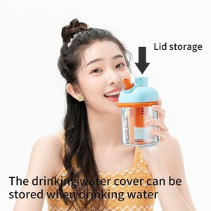 Motivational Fitness 128oz Ecológico No tóxico Sin BPA Antideslizante Botella de agua de viaje portátil Marcador de tiempo Rastreador de hidratación - Product Image 3