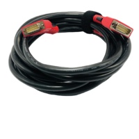 Conector OBD2 personalizado de fábrica, doble rojo, rosca externa de 15 Pines, arnés de Cable de diagnóstico de coche Universal de PVC, máquinas para automóviles