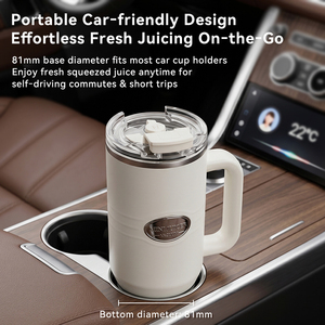 Mini Licuadora Eléctrica Portátil de 750 ml, Licuadora USB con 8 Cuchillas, Exprimidor de Naranja, Licuadora de Frutas Frescas - Product Image 5