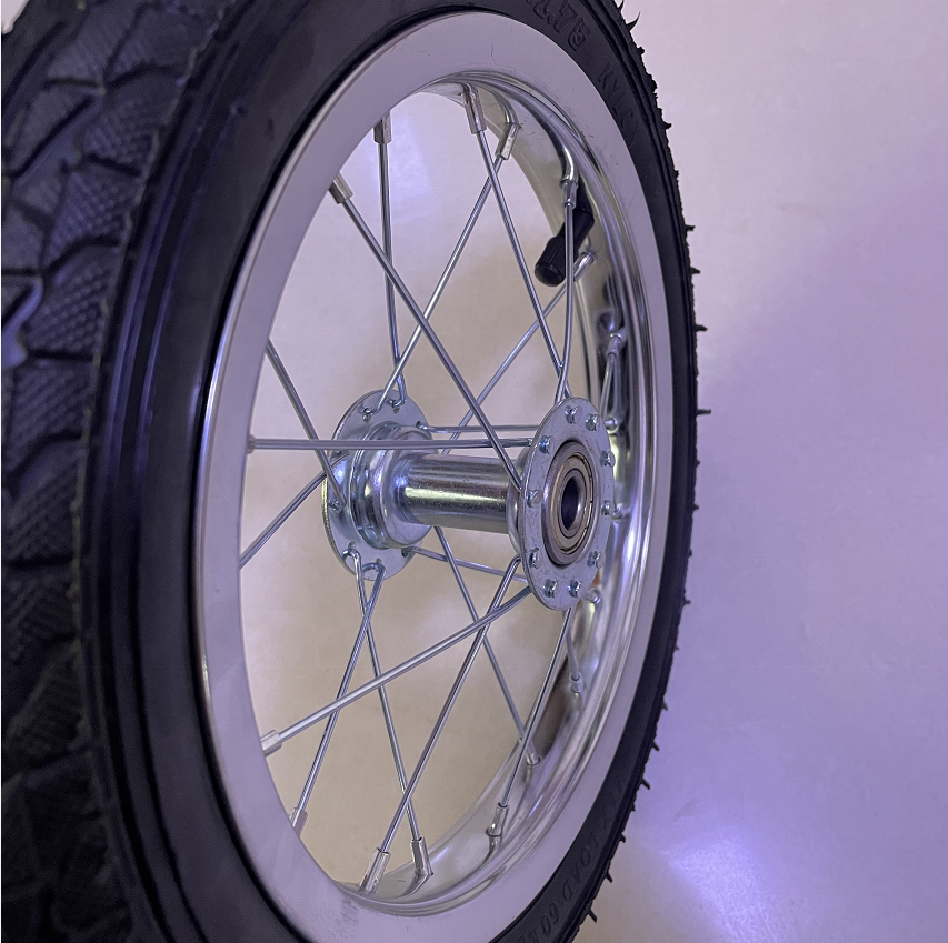 Roue De Remorque 20 Pouces - Pneu En Caoutchouc Robuste - Haute Capacité De Charge Et Excellente Traction - Pour Remorques De Vélo Et Extérieur - 3