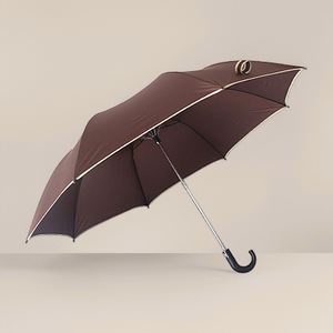 Parapluie de golf mini katana personnalisé avec lumières solaires, style promotionnel pour mariages et voyages, design classique en polyester - Product Image 4