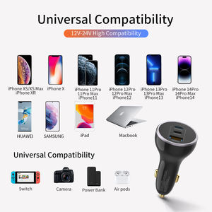 Ugreen — <span class=keywords><strong>chargeur</strong></span> de voiture PPS PD <span class=keywords><strong>65W</strong></span>, retrouvez votre batterie rapidement, port USB C pour <span class=keywords><strong>VOOC</strong></span> QC3.0/QC4.0, petite taille - Product Image 6