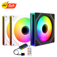 Ventilateur PC RGB 12cm LOVINGCOOL, Tour ATX Populaire et Très Bien Classée avec Refroidisseur de Ventilateur, Radiateur de Processeur de Jeu Ordinateur OEM en Cuivre, Ventilateur ARGB