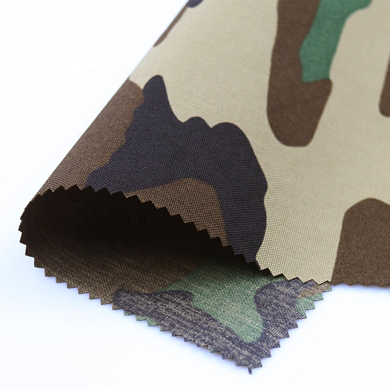 500D Nylon M81 Camouflage Pu Coating Tactical Tactical 500D Nylon Fabric Waterproof Outdoor Camouflage Fabric